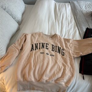 Anine Bing Light Tan Crewneck